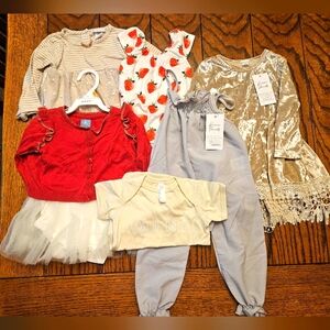 baby girl bundle 12 months NWT